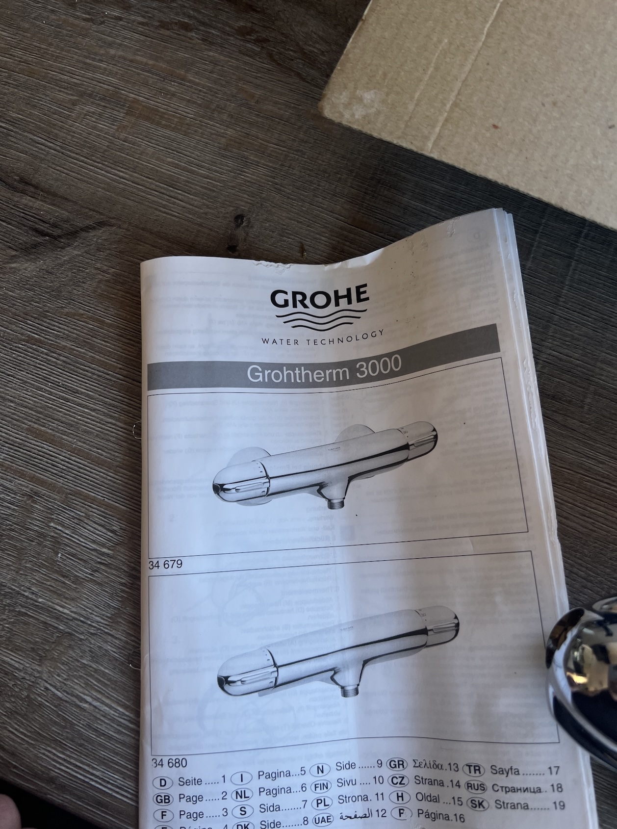 Grohe Armatur Beschreibung/Anleitung